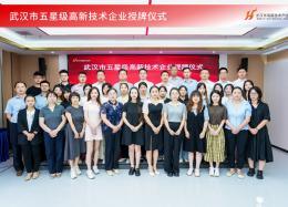 韦德国际1946韦德数据入选武汉市五星级高新技术企业